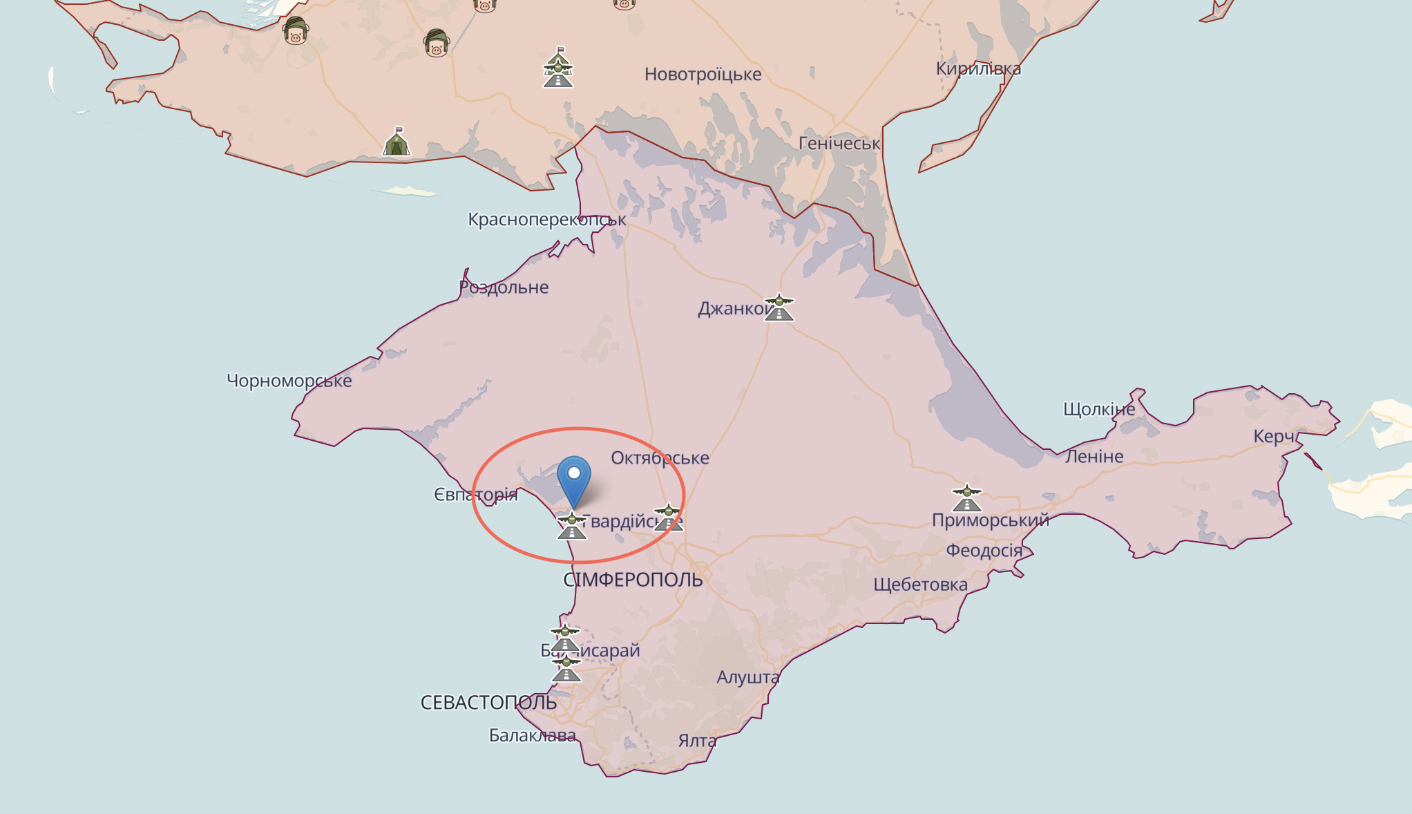 Два беспилотника пытались атаковать воинскую часть в оккупированном Крыму, - СМИ